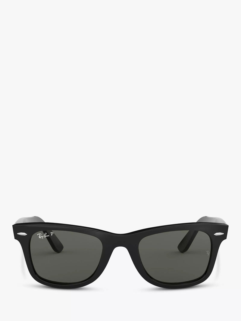 Ray-Ban Wayfarer polarised sunglasses black 50mm (British brand)