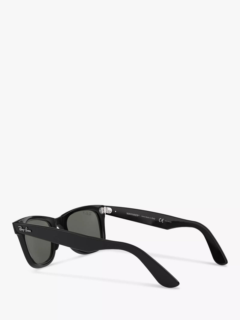 Ray-Ban Wayfarer polarised sunglasses black 50mm (British brand)