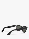 Ray-Ban Wayfarer polarised sunglasses black 50mm (British brand)