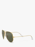 Ray-Ban Aviator sunglasses metal frame glass lenses 58mm, imported from the UK