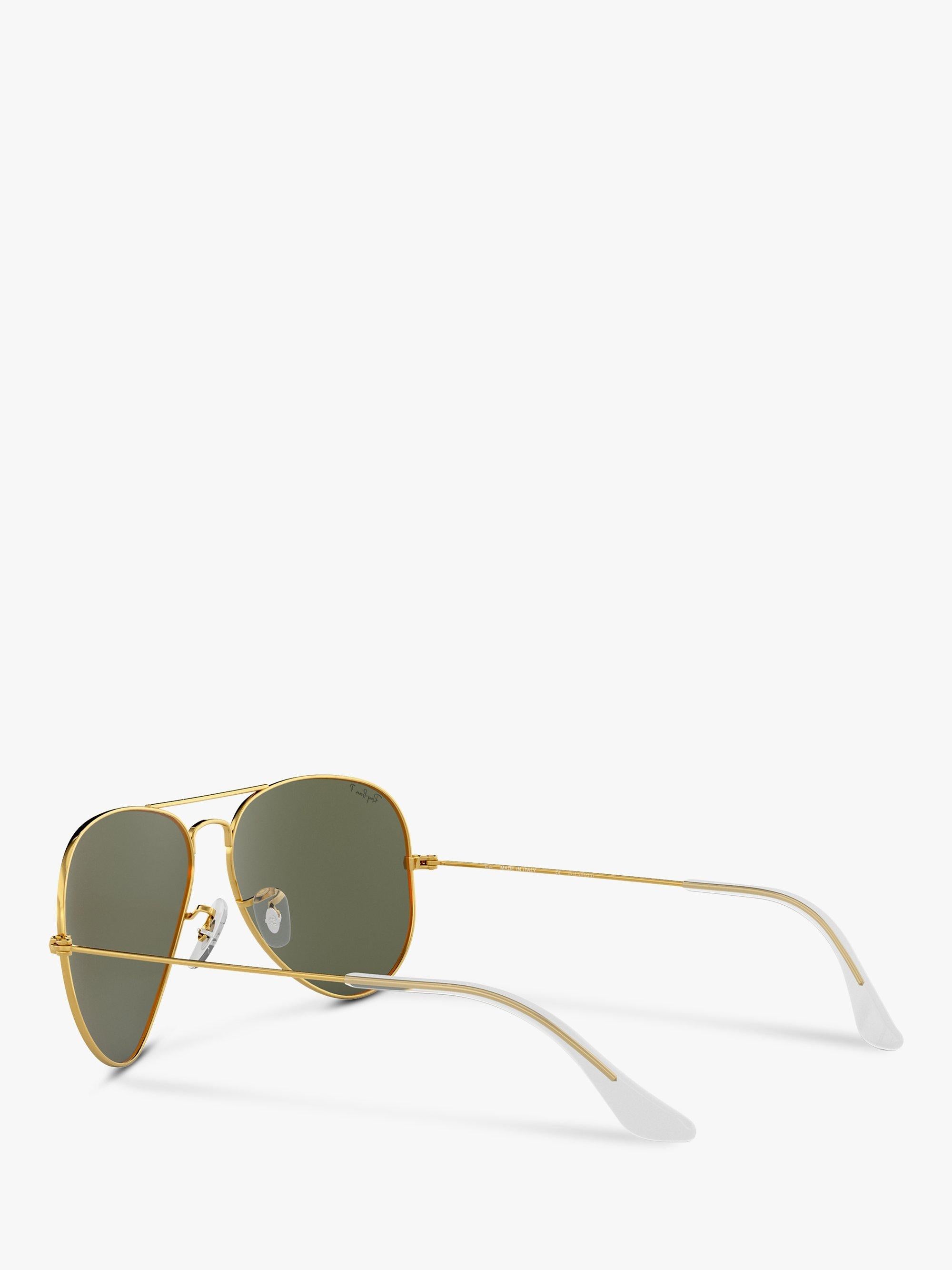 Ray-Ban Aviator sunglasses metal frame glass lenses 58mm, imported from the UK