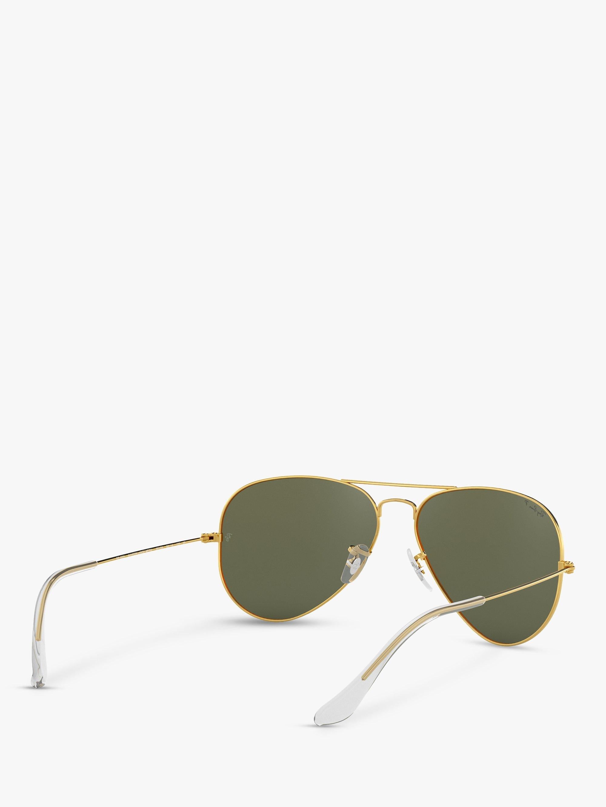Ray-Ban Aviator sunglasses metal frame glass lenses 58mm, imported from the UK