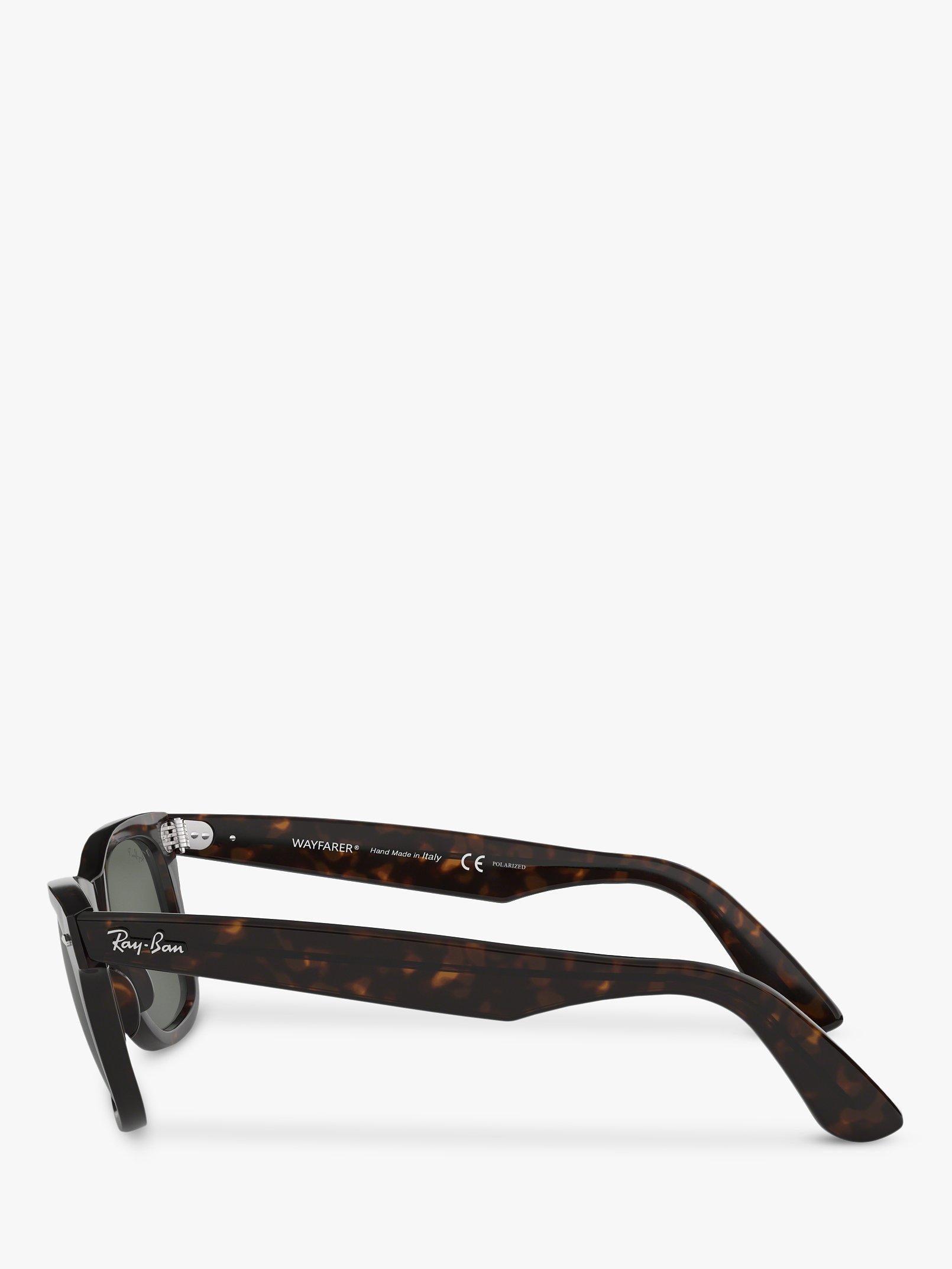 Ray-Ban Wayfarer polarised tortoise sunglasses 50mm - British product