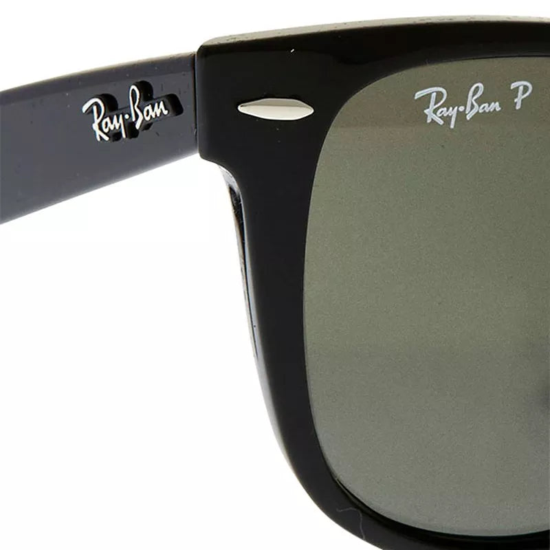 Ray-Ban Wayfarer polarized sunglasses black (British brand)