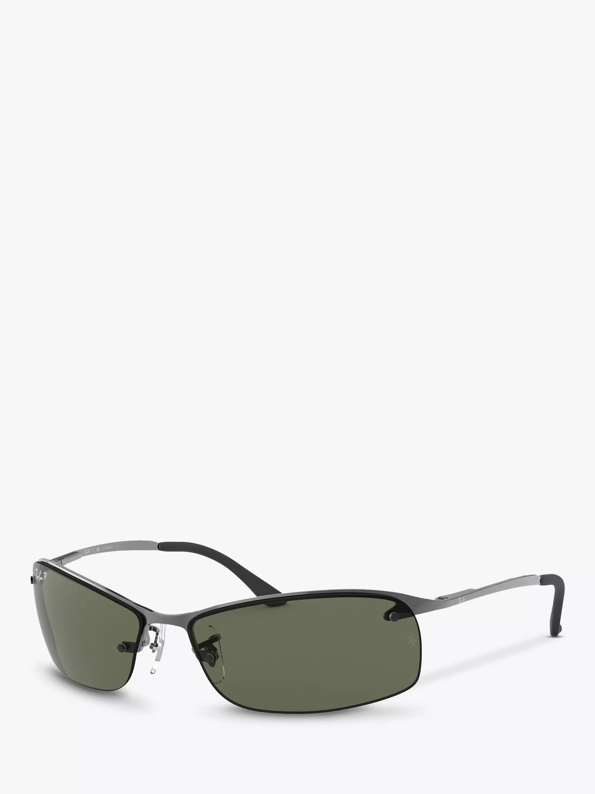Ray-Ban RB3183 polarised rectangular sunglasses (British brand)