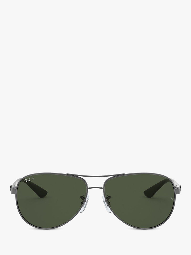 Ray-Ban Aviator polarised sunglasses gunmetal grey gradient, imported from the UK