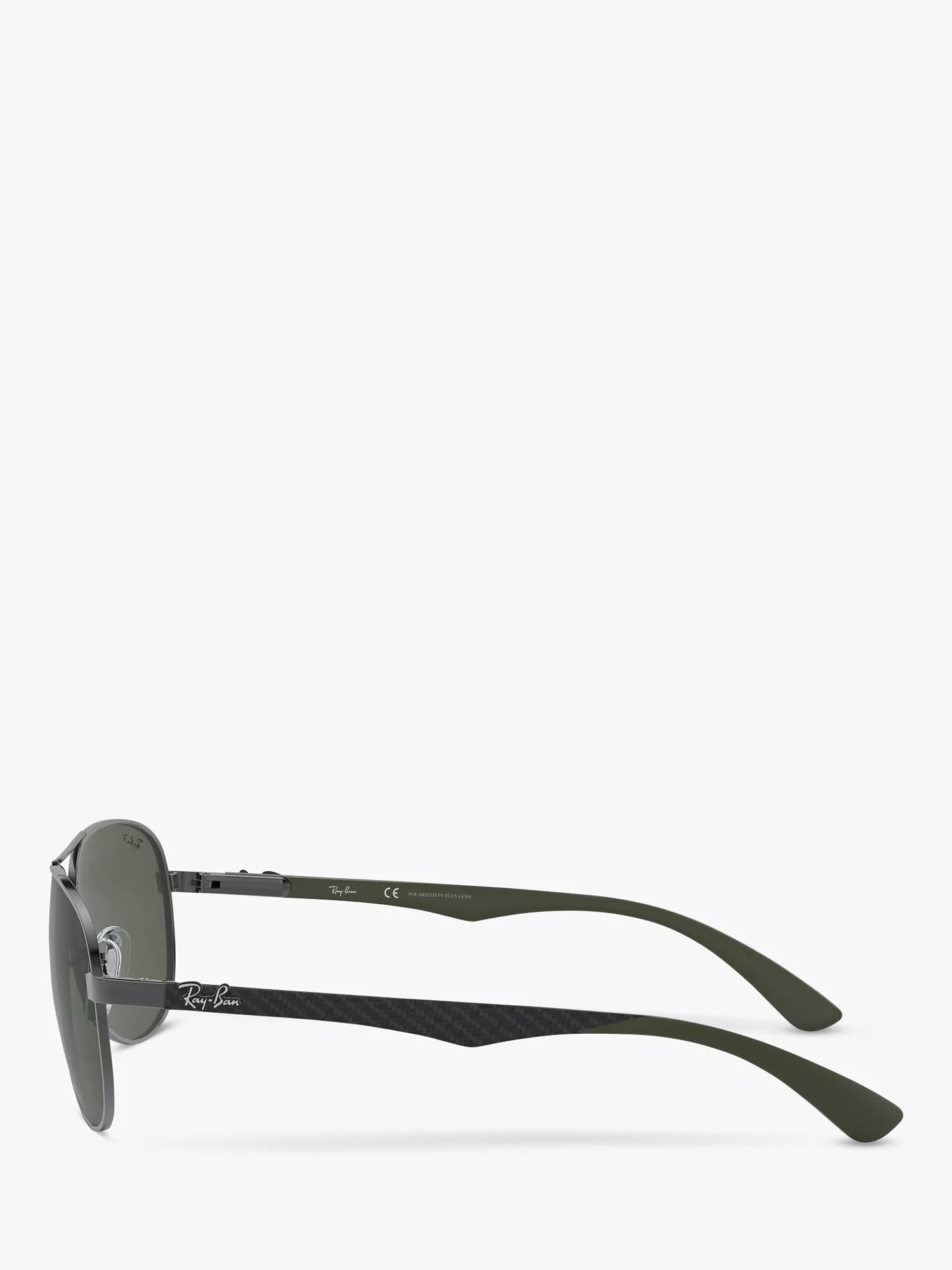 Ray-Ban Aviator polarised sunglasses gunmetal grey gradient, imported from the UK