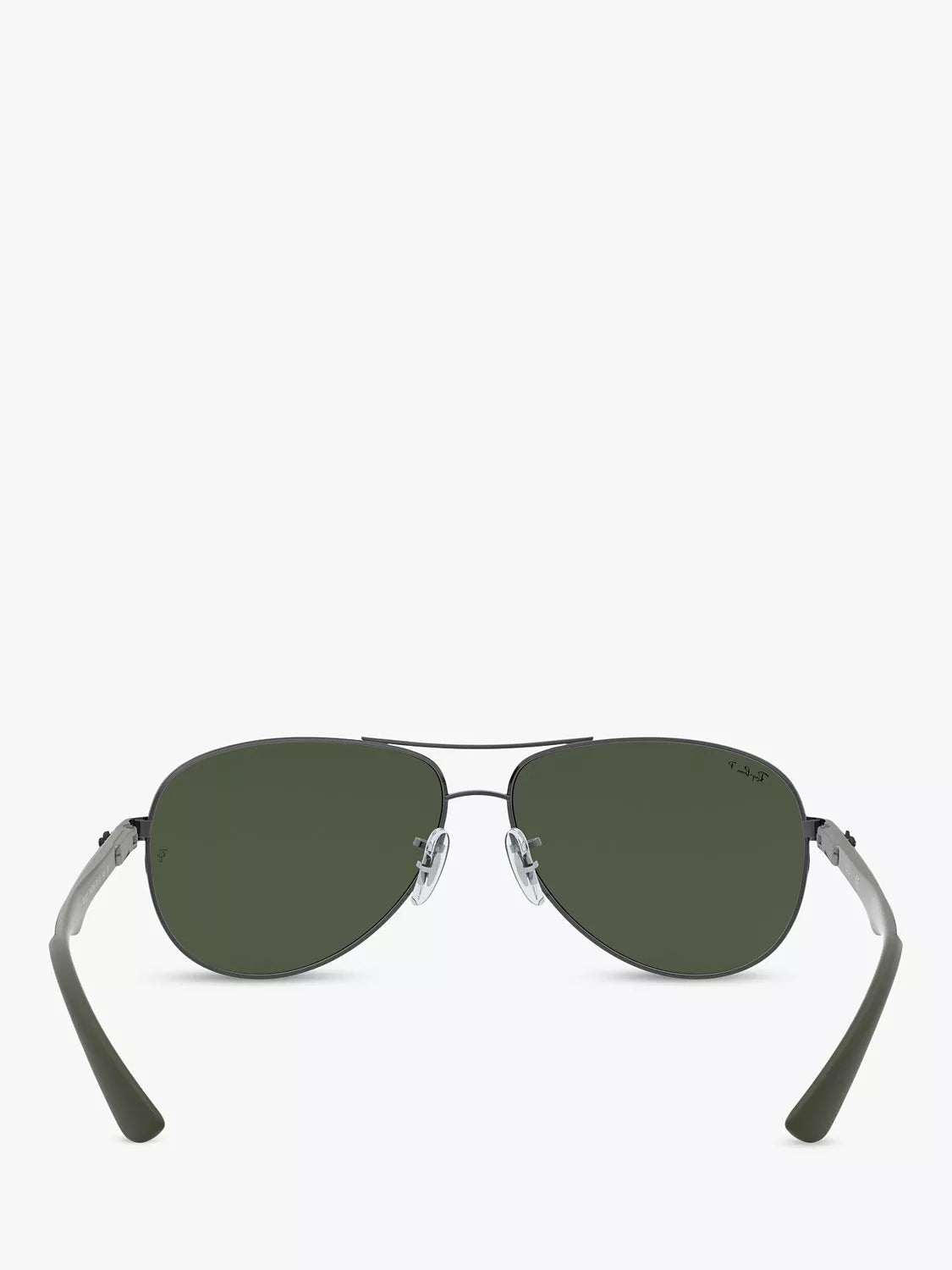 Ray-Ban Aviator polarised sunglasses gunmetal grey gradient, imported from the UK