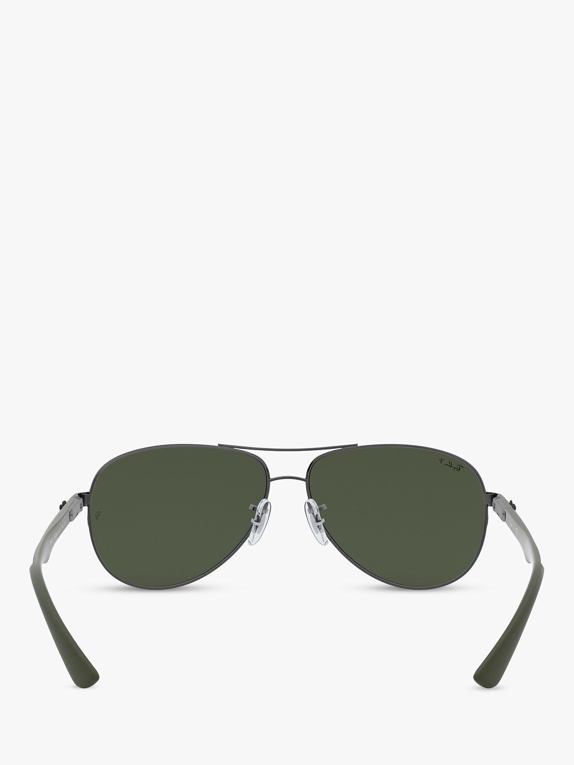 Ray-Ban Aviator polarised sunglasses gunmetal grey gradient, imported from the UK