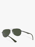 Ray-Ban Aviator polarised sunglasses gunmetal grey gradient, imported from the UK