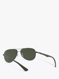 Ray-Ban Aviator polarised sunglasses gunmetal grey gradient, imported from the UK