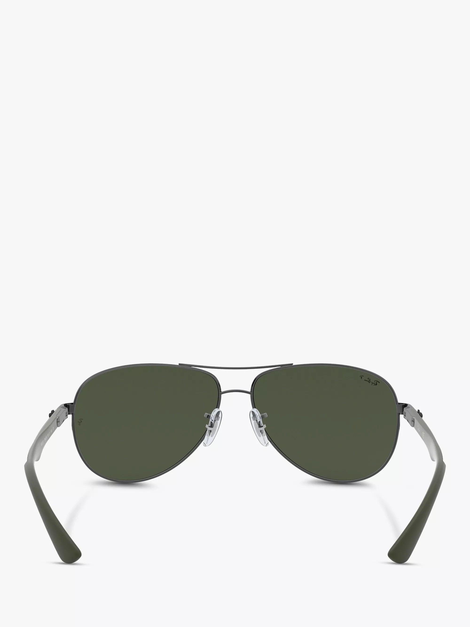 Ray-Ban Aviator polarised sunglasses gunmetal grey gradient, imported from the UK