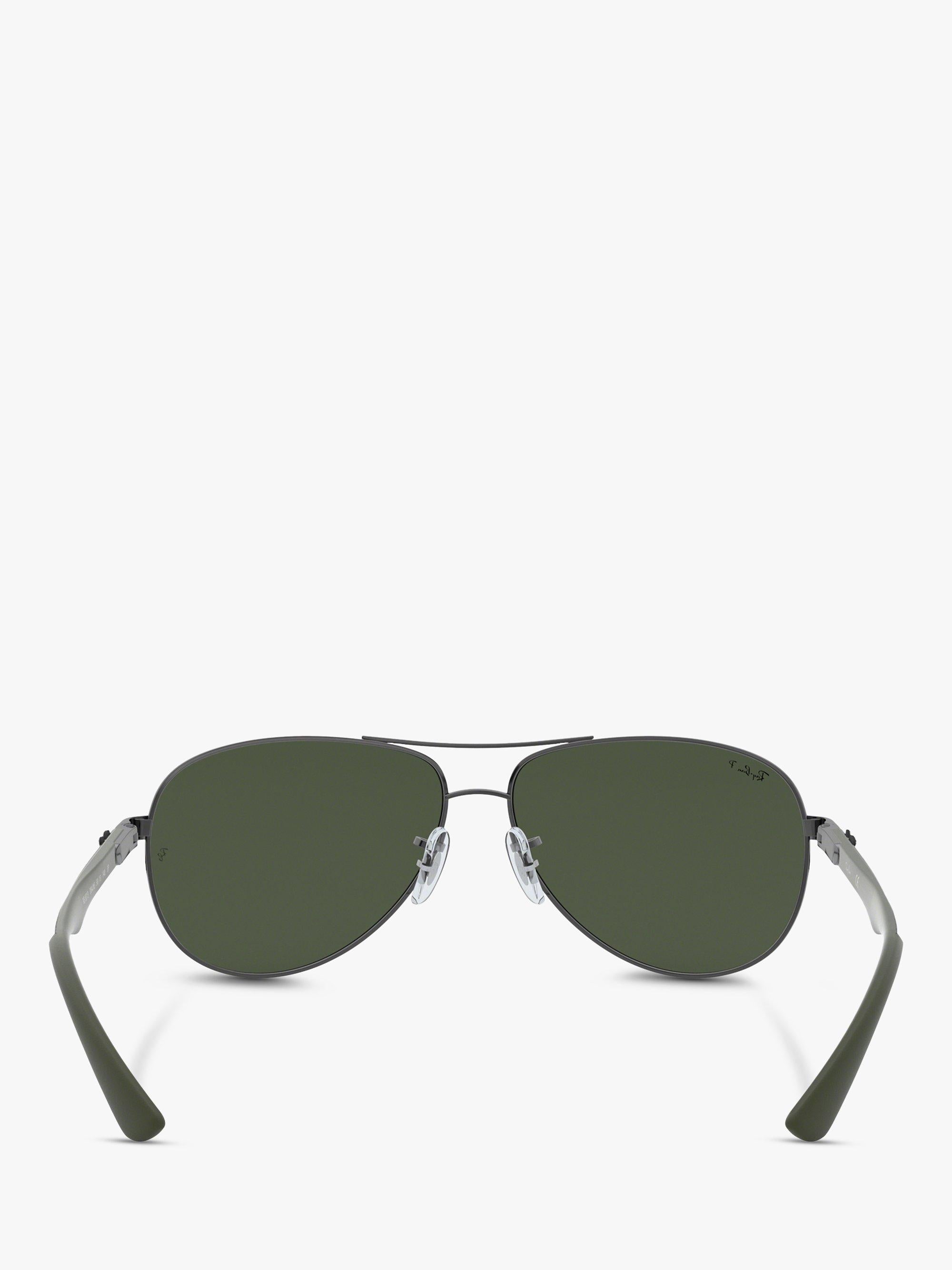 Ray-Ban Aviator polarised sunglasses gunmetal grey gradient, imported from the UK