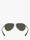 Ray-Ban Aviator polarised sunglasses gunmetal grey gradient, imported from the UK