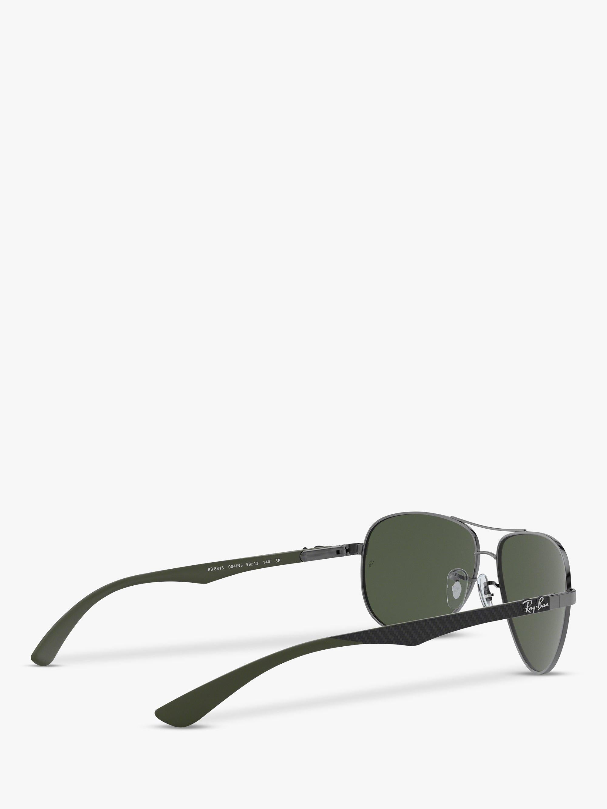 Ray-Ban Aviator polarised sunglasses gunmetal grey gradient, imported from the UK