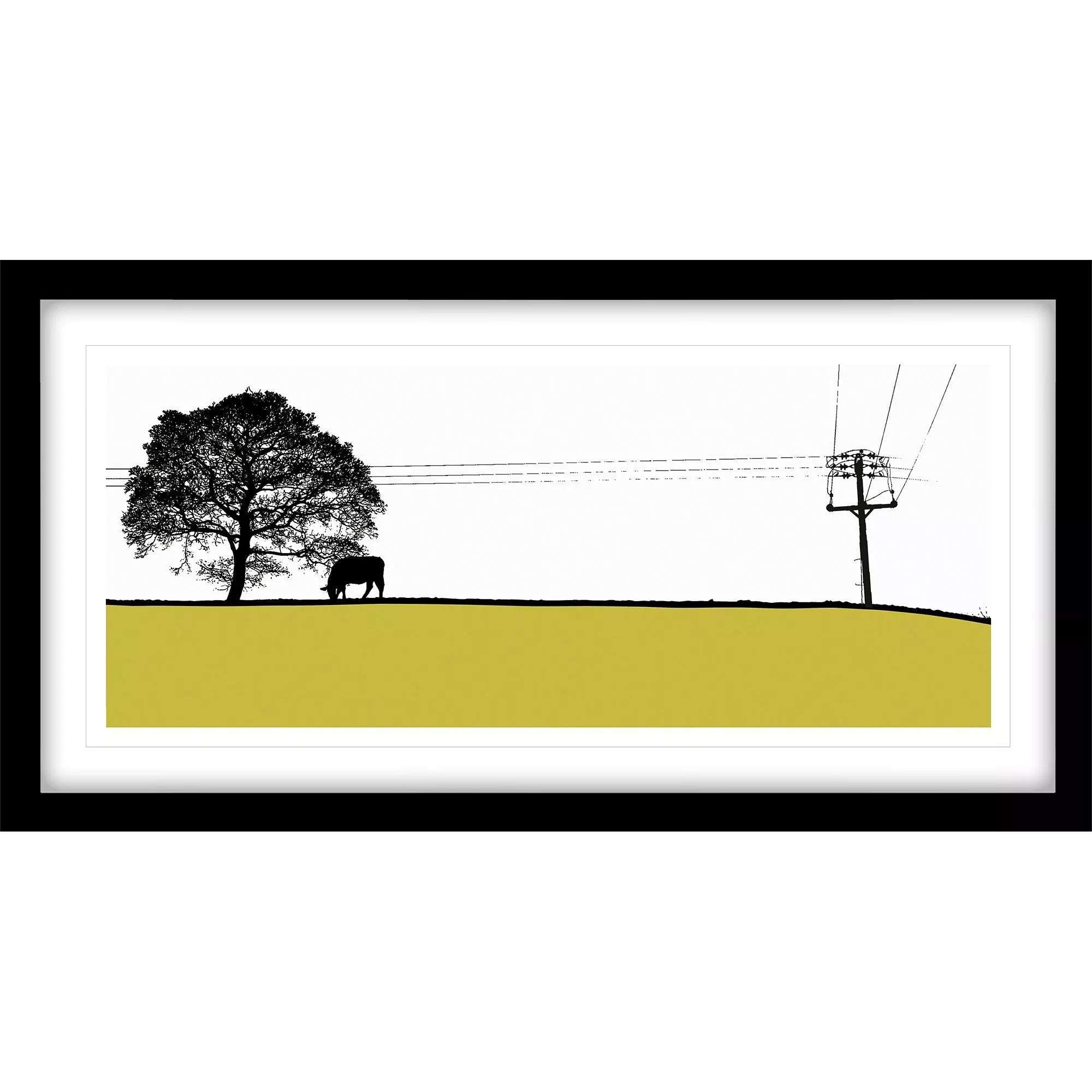 John Lewis framed print Jacky Al-Samarraie Yeadon 44x84cm, UK version