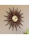 Newgate Clocks Pluto retro sunburst wall clock 65cm (British brand)