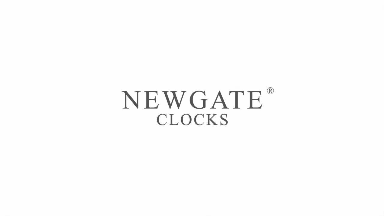 Newgate Clocks Pluto retro sunburst wall clock 65cm (British brand)