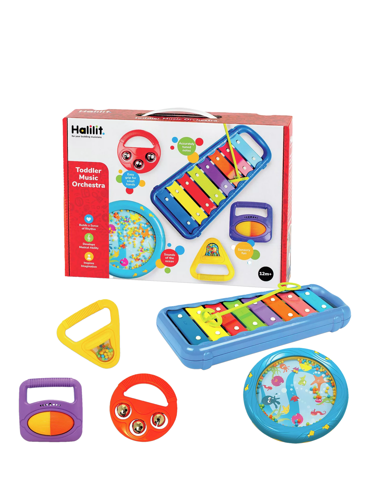 Halilit Kleinkind-Musikorchester-Set, UK-Version