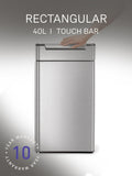 simplehuman rectangular touch bar bin brushed stainless steel 40L (British brand)