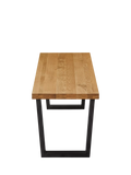 John Lewis Calia 3-seater solid oak dining bench - British product