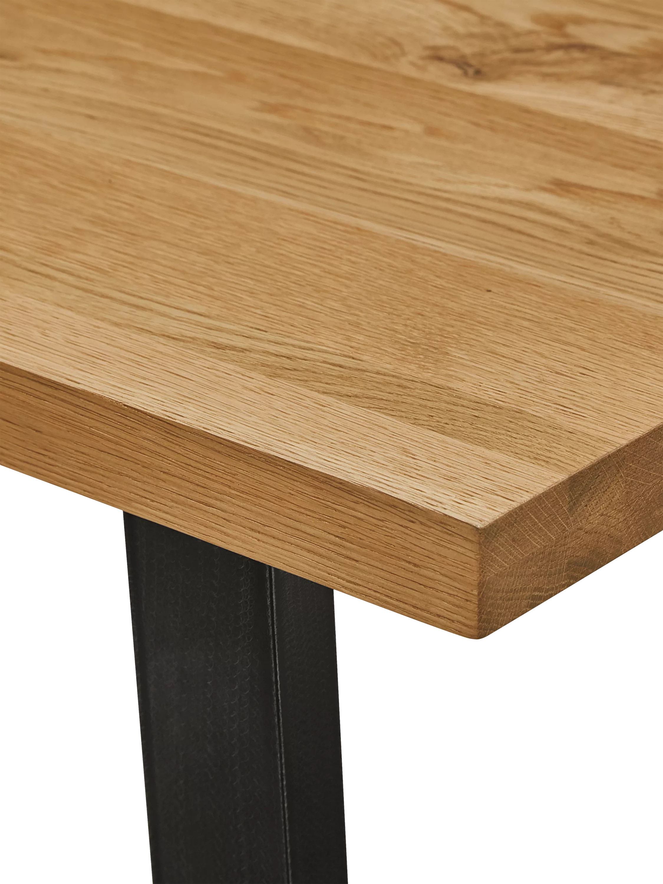 John Lewis Calia 3-seater solid oak dining bench - British product
