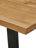 John Lewis Calia 3-seater solid oak dining bench - British product