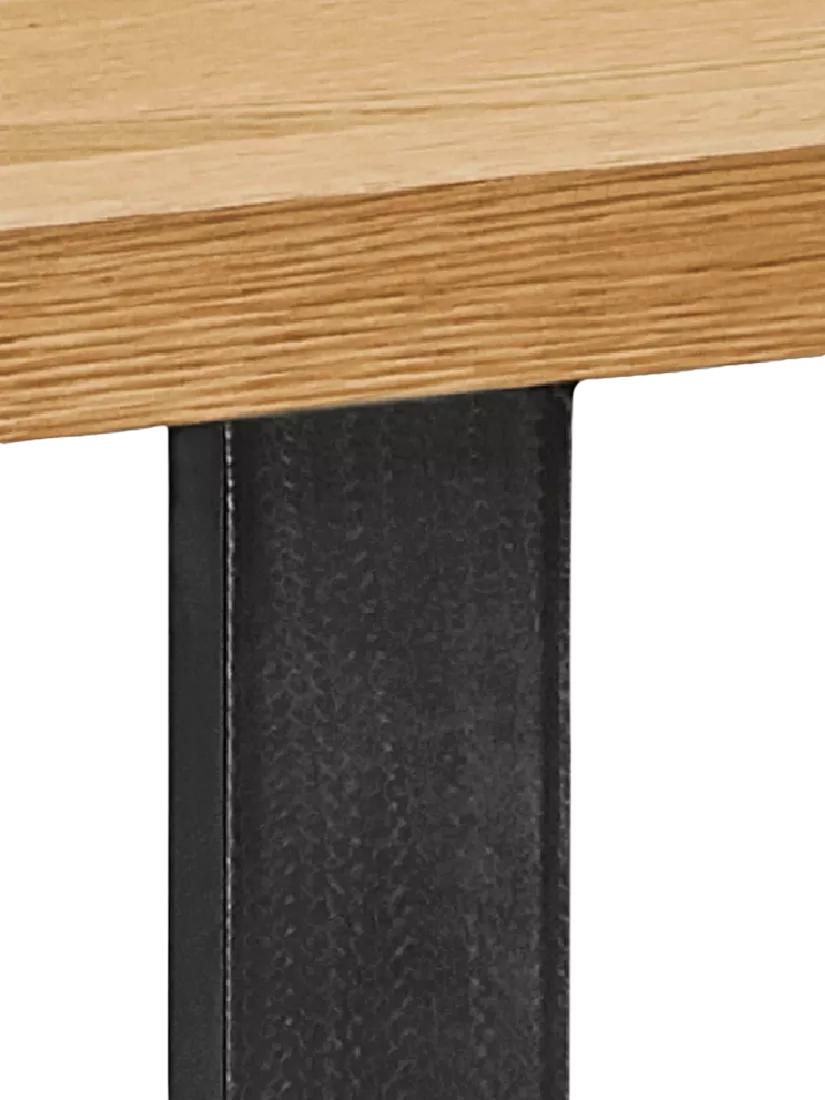 John Lewis Calia 3-seater solid oak dining bench - British product