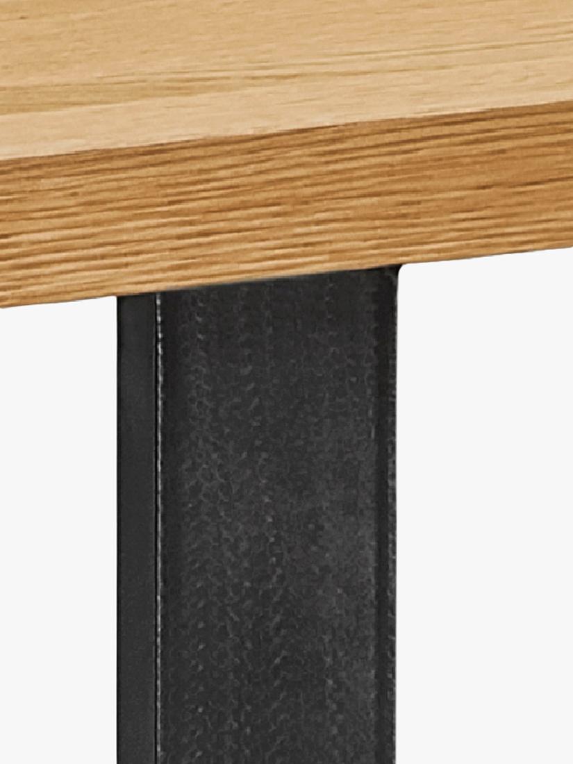 John Lewis Calia 3-seater solid oak dining bench - British product