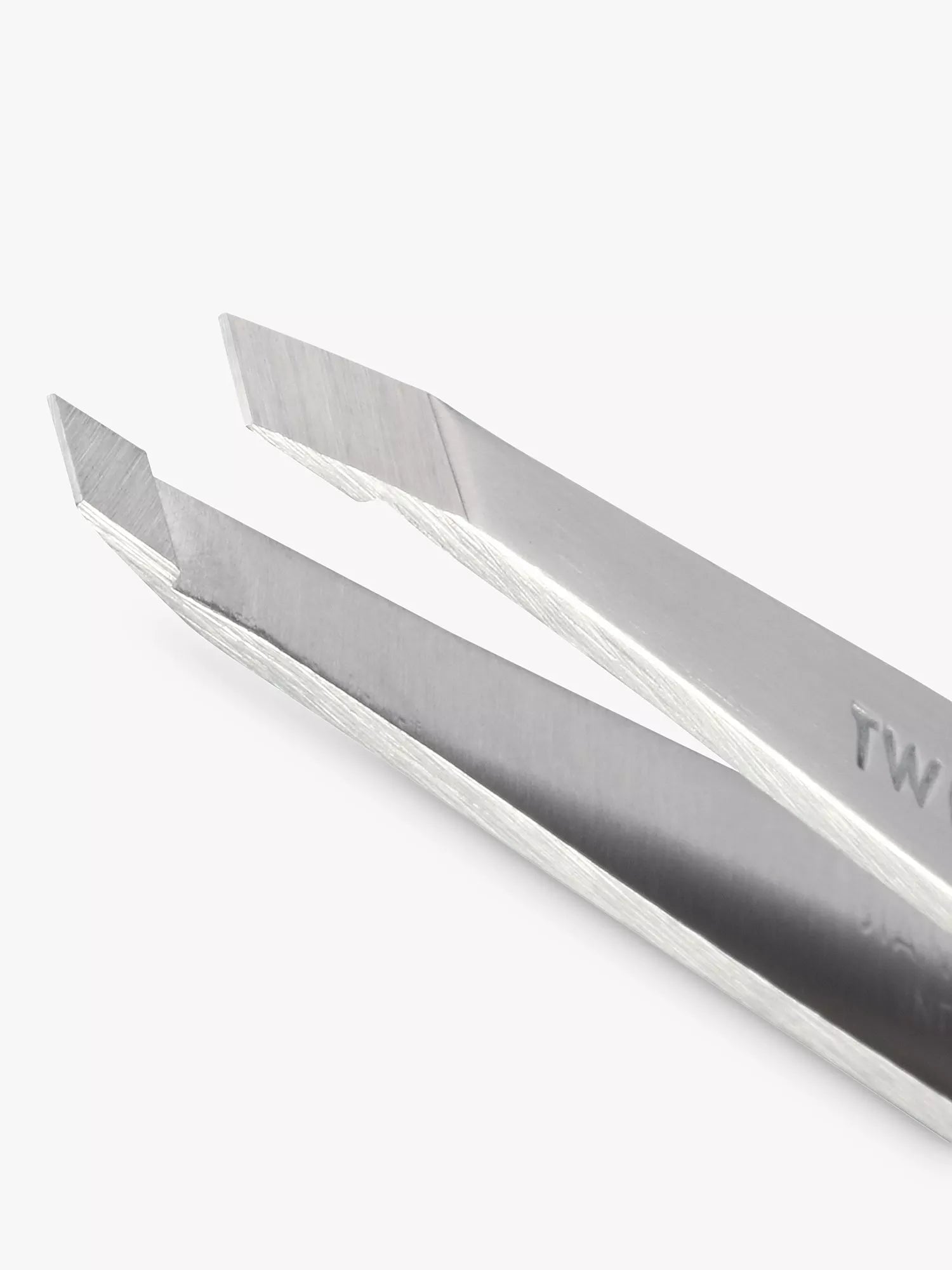 Tweezerman stainless steel slant tweezers for brow shaping (British brand)