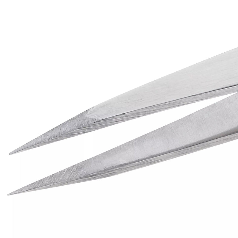 Tweezerman petite tweezer set leather case black (British brand)