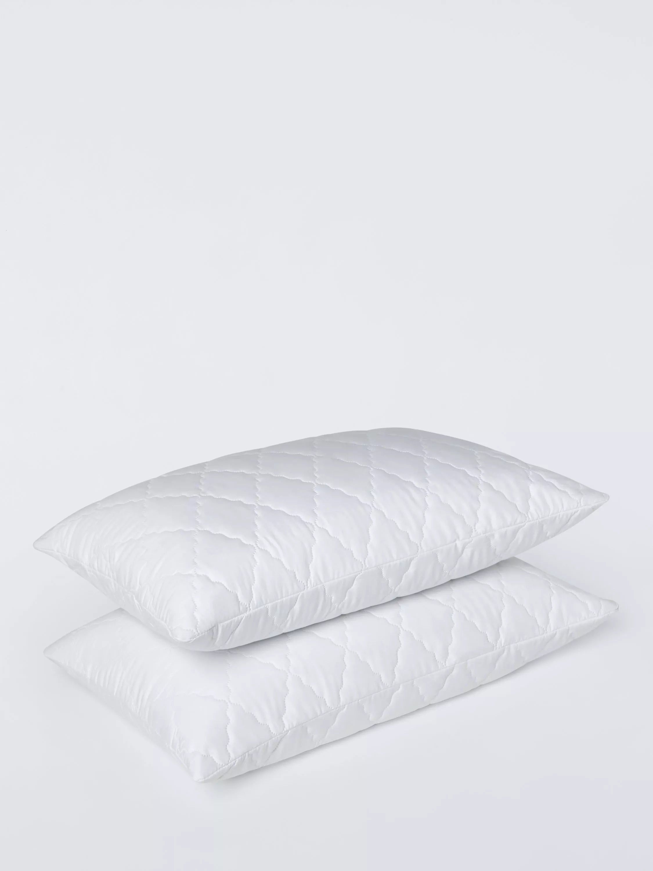 John Lewis standard quilted pillow protector pair, UK version