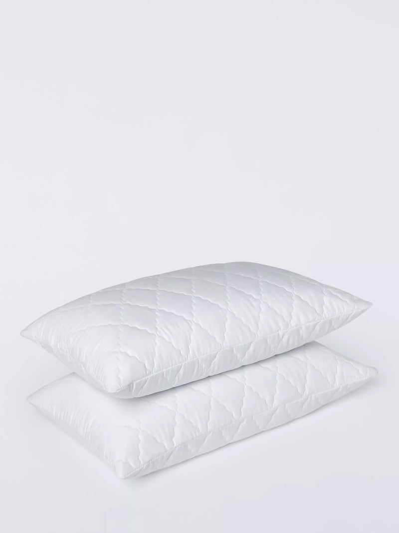 John Lewis standard quilted pillow protector pair, UK version