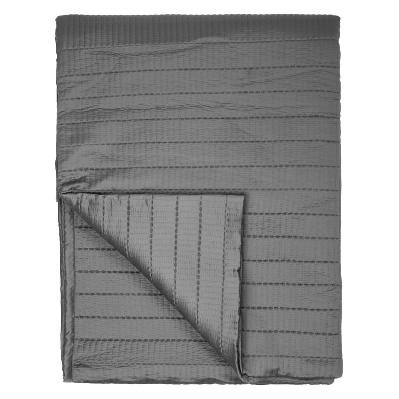 John Lewis ANYDAY Moda Bedspread - Steel