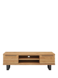 John Lewis Calia TV stand solid oak metal imported from the UK