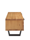 John Lewis Calia TV stand solid oak metal imported from the UK