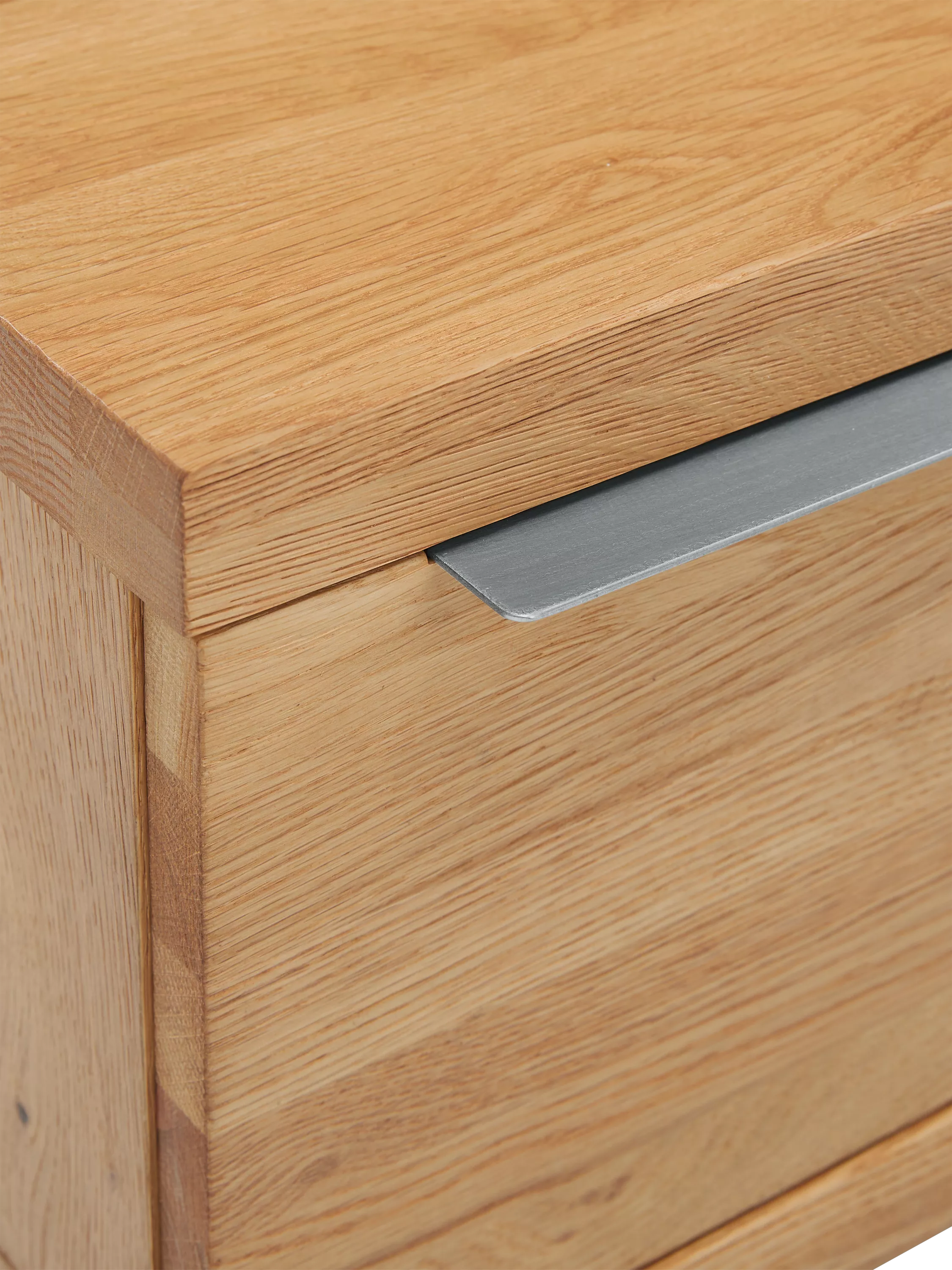 John Lewis Calia TV stand solid oak metal imported from the UK