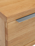 John Lewis Calia TV stand solid oak metal imported from the UK