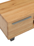 John Lewis Calia TV stand solid oak metal imported from the UK