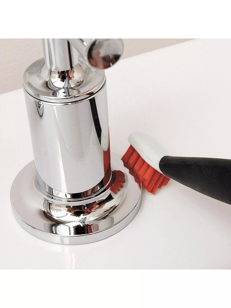 OXO Deep Clean Brush Set in orange, imported from the UK