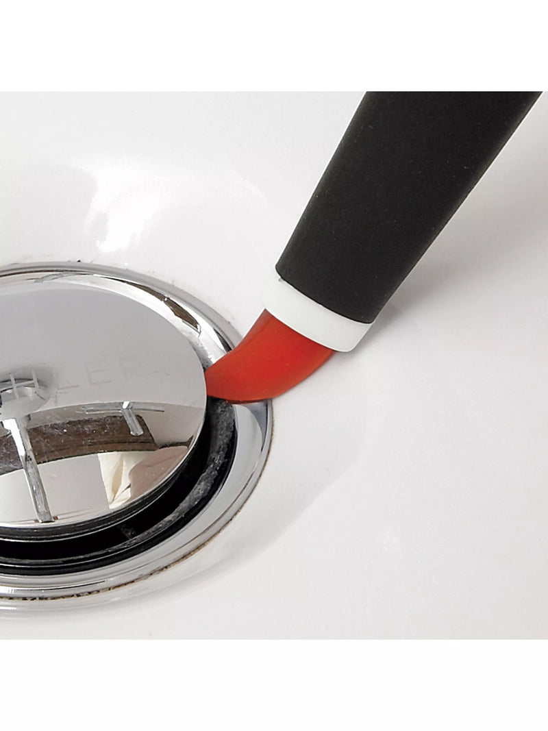 OXO Deep Clean Brush Set in orange, imported from the UK