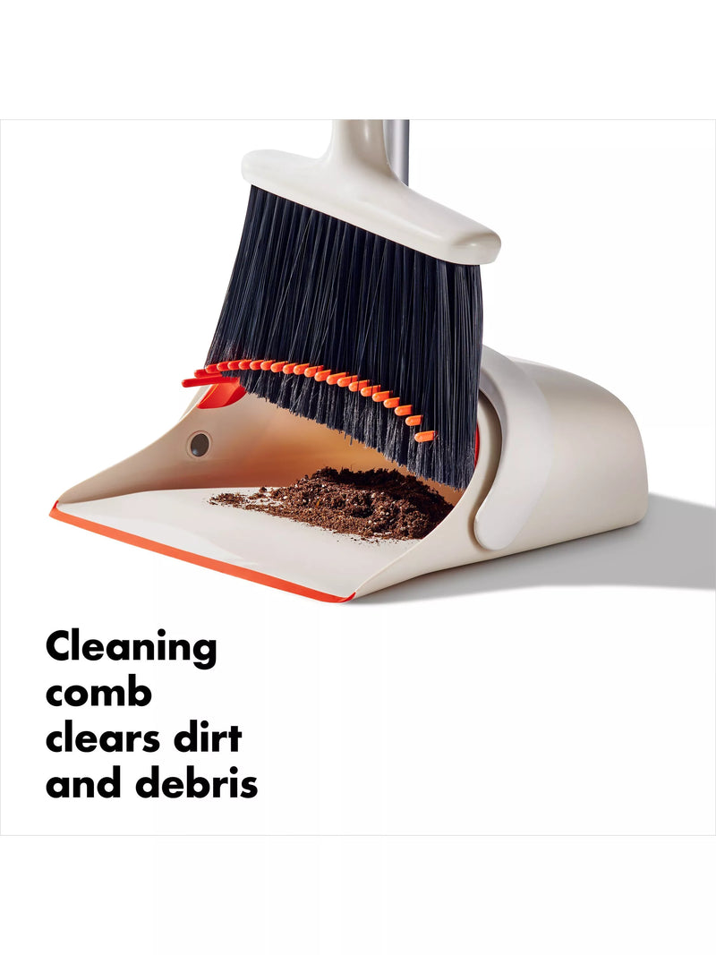 OXO Upright Sweep Set - dustpan and brush, imported from the UK