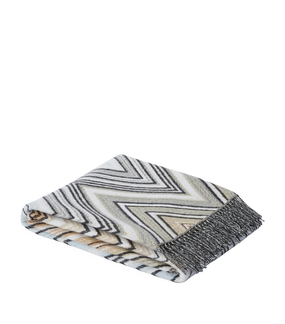 Plume Throw Missoni Home en mélange de laine 130x190cm, importé du Royaume-Uni