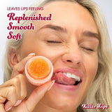 Killer Lips Peach Lip Scrub sugar exfoliator for lips, British brand