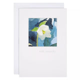 Woodmansterne sympathy card Thinking Hellebore, imported from the UK