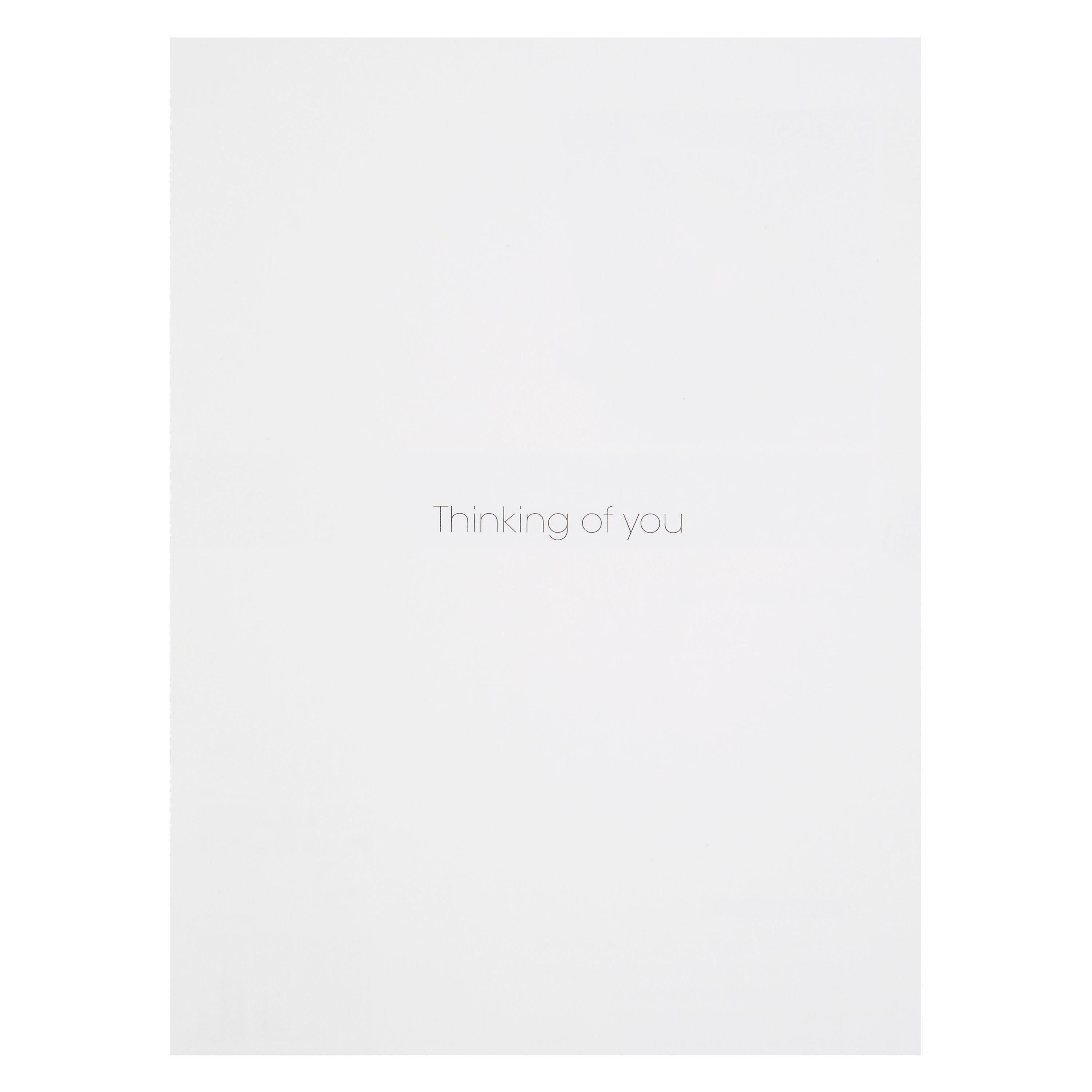 Woodmansterne sympathy card Thinking Hellebore, imported from the UK