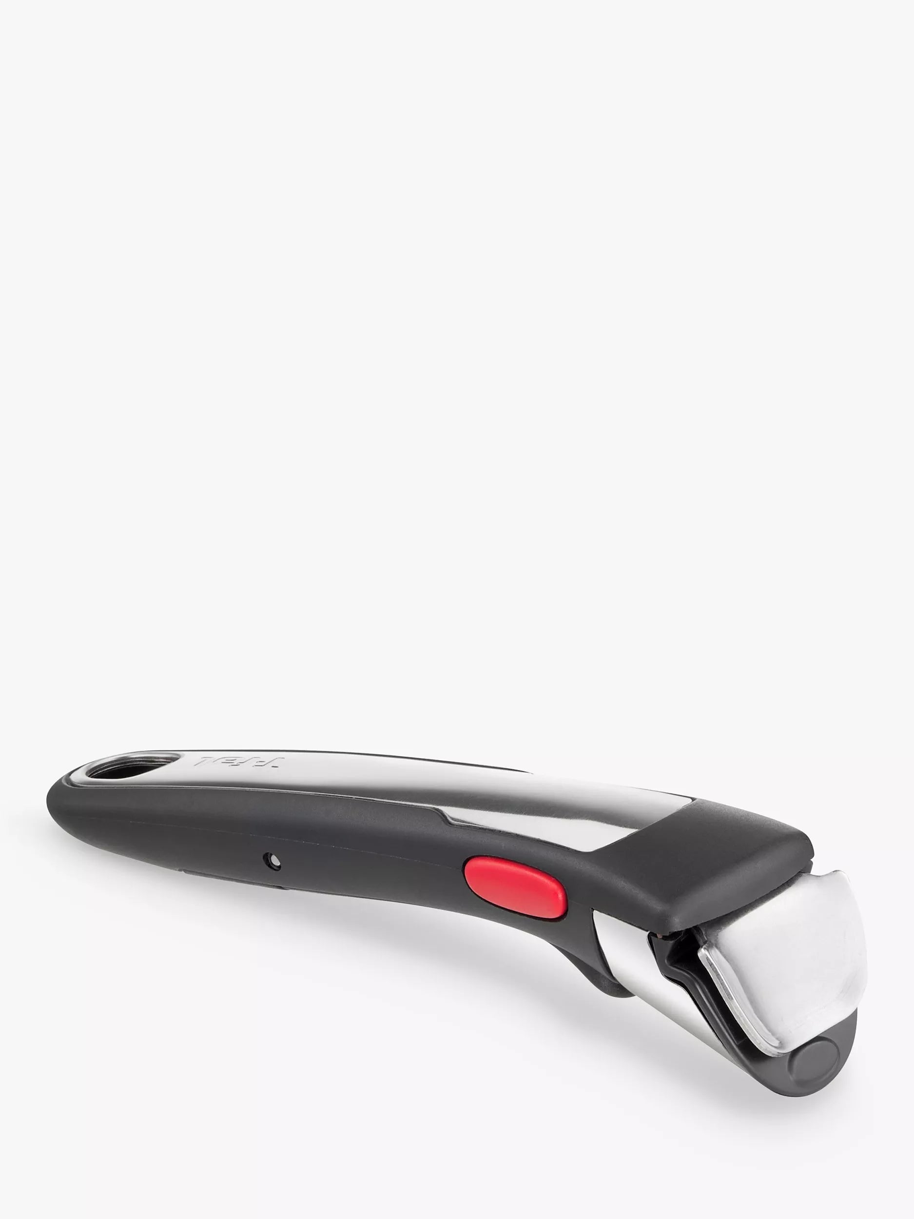 Tefal removable cookware handle with bakelite and stainless steel, black (British brand)