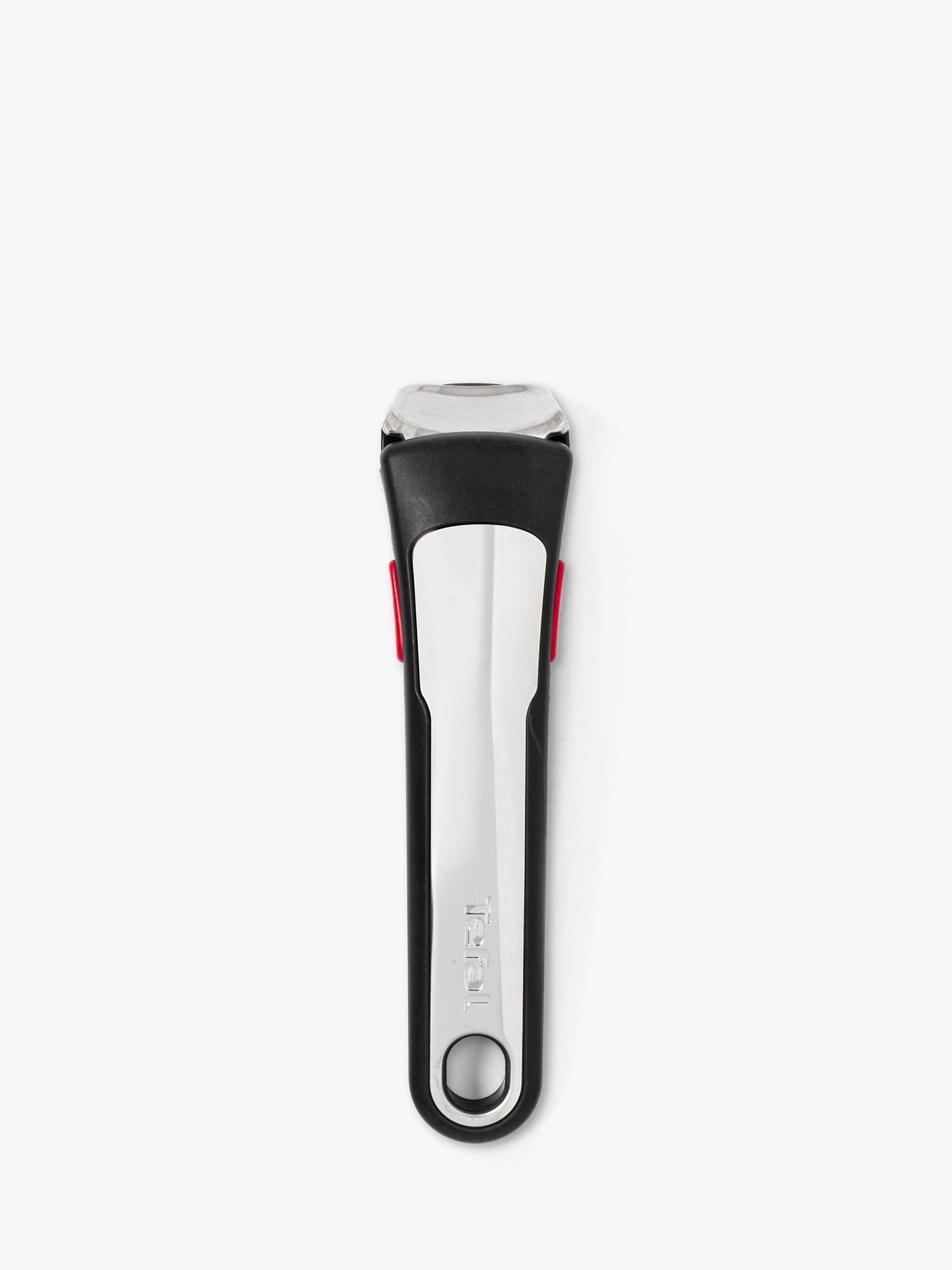 Tefal removable cookware handle with bakelite and stainless steel, black (British brand)