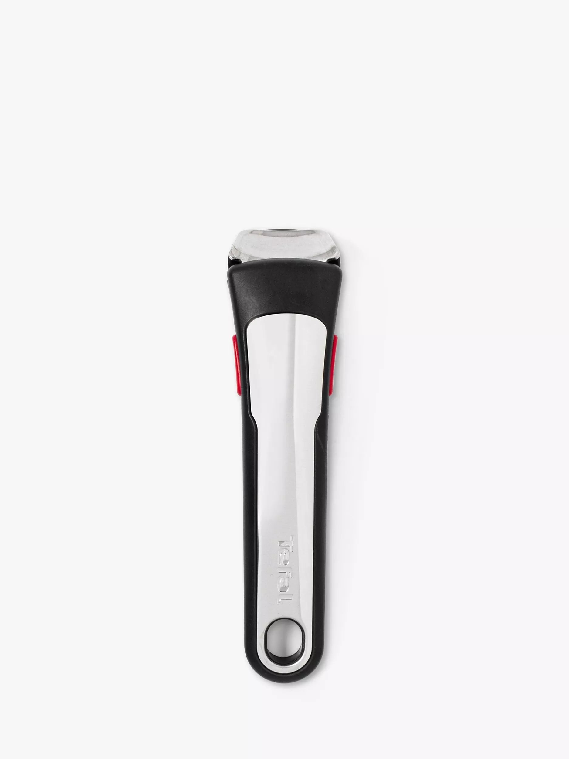 Tefal removable cookware handle with bakelite and stainless steel, black (British brand)