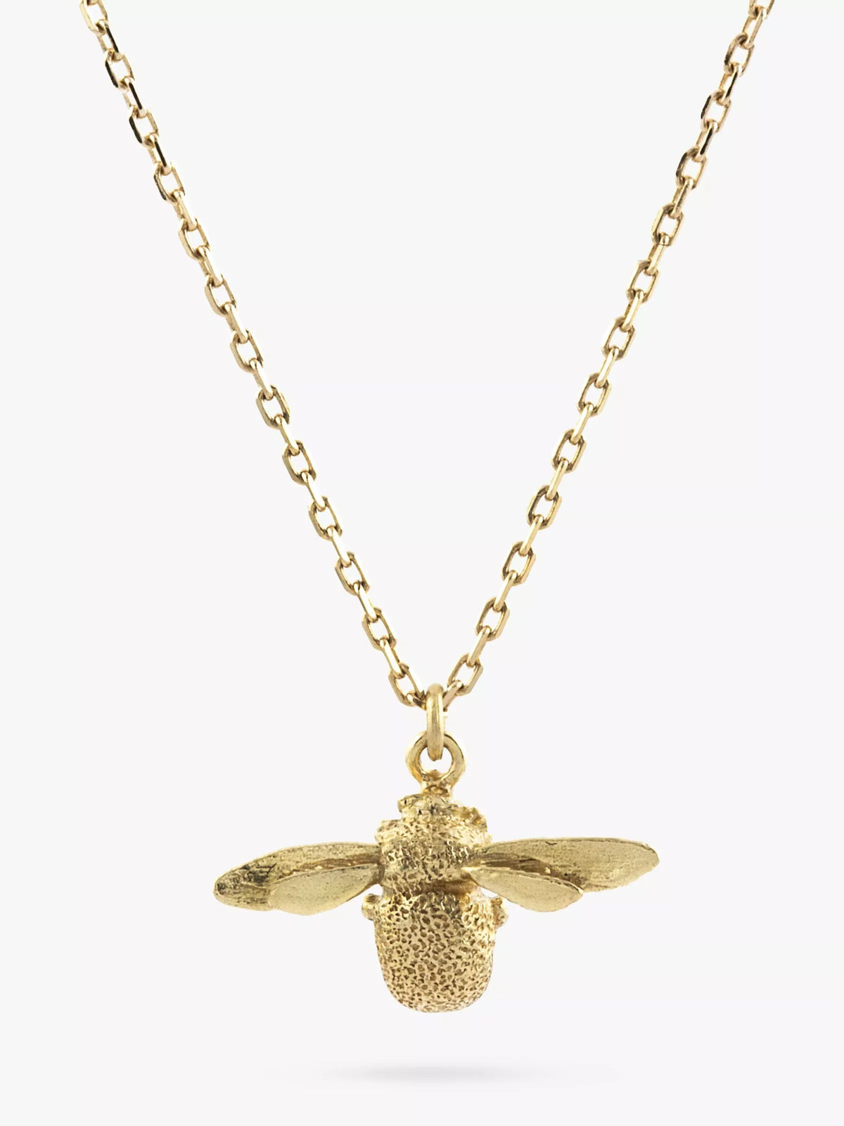 Alex Monroe gold bumble bee pendant 18ct yellow gold, imported from the UK